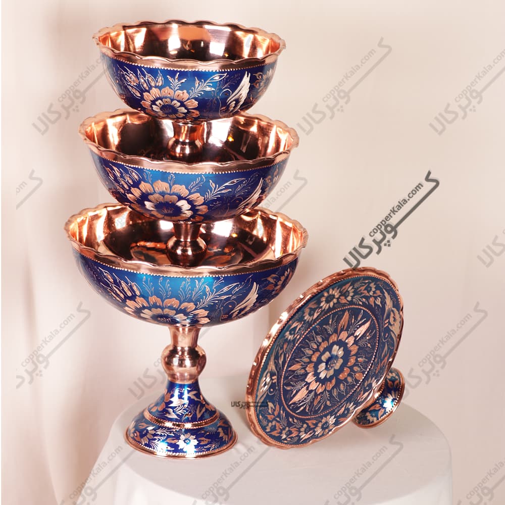 سرویس پذیرایی مسی سیمرغ آبی